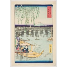Japanese Print "Ryōgoku in the Eastern Capital (Tōto Ryōgoku)" by Utagawa Hiroshige, 歌川広重 (Utagawa Hiroshige I 歌川 広重)