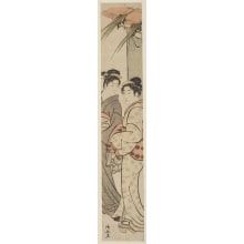 Torii Kiyonaga, 鳥居清長 (Torii Kiyonaga)による浮世絵「Standing Figures Of Two Women」
