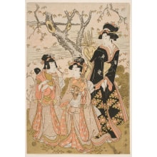 Kikugawa Eizan, 菊川英山 (Kikukawa Eizan 菊川 英山)による浮世絵「Cherry Blossom Viewing At Gotenyama」