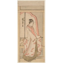Japanischer Druck "Actor Segawa Kikunojō III as Kumenosuke" von Katsushika Hokusai, 葛飾北斎 (Katsushika Hokusai 葛飾 北斎)