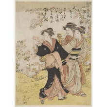 Torii Kiyonaga, 鳥居清長 (Torii Kiyonaga)による浮世絵「Ueno」