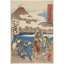 Japanischer Druck "Shinano: Soba" von Utagawa Kuniyoshi, 歌川国芳 (Utagawa Kuniyoshi 歌川 国芳)