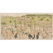 Torii Kiyonaga, 鳥居清長 (Torii Kiyonaga)による浮世絵「The Sanno on Sairei Procession」