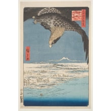 Japanese Print "Fukagawa Susaki and Jūmantsubo (Fukagawa Susaki Jūmantsubo)" by Utagawa Hiroshige, 歌川広重 (Utagawa Hiroshige I 歌川 広重)