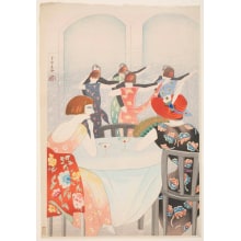 Japanese Print "Dancing at the New Carlton Hotel in Shanghai" by Yamamura Toyonari (Koka)