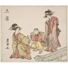 Japanischer Druck "Ju-Ichi Gatsu. The Eleventh Month" von Utagawa Toyokuni I, 歌川豊国 (Utagawa Toyokuni I 歌川 豊国)