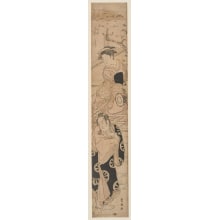 Japanischer Druck "Who Is He?" von Utagawa Toyokuni I, 歌川豊国 (Utagawa Toyokuni I 歌川 豊国)